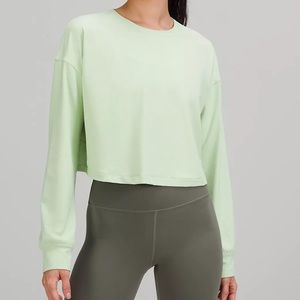 lululemon athletica Light Green Long Sleeve Top